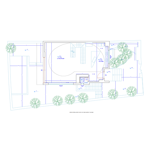 As-built floor plan