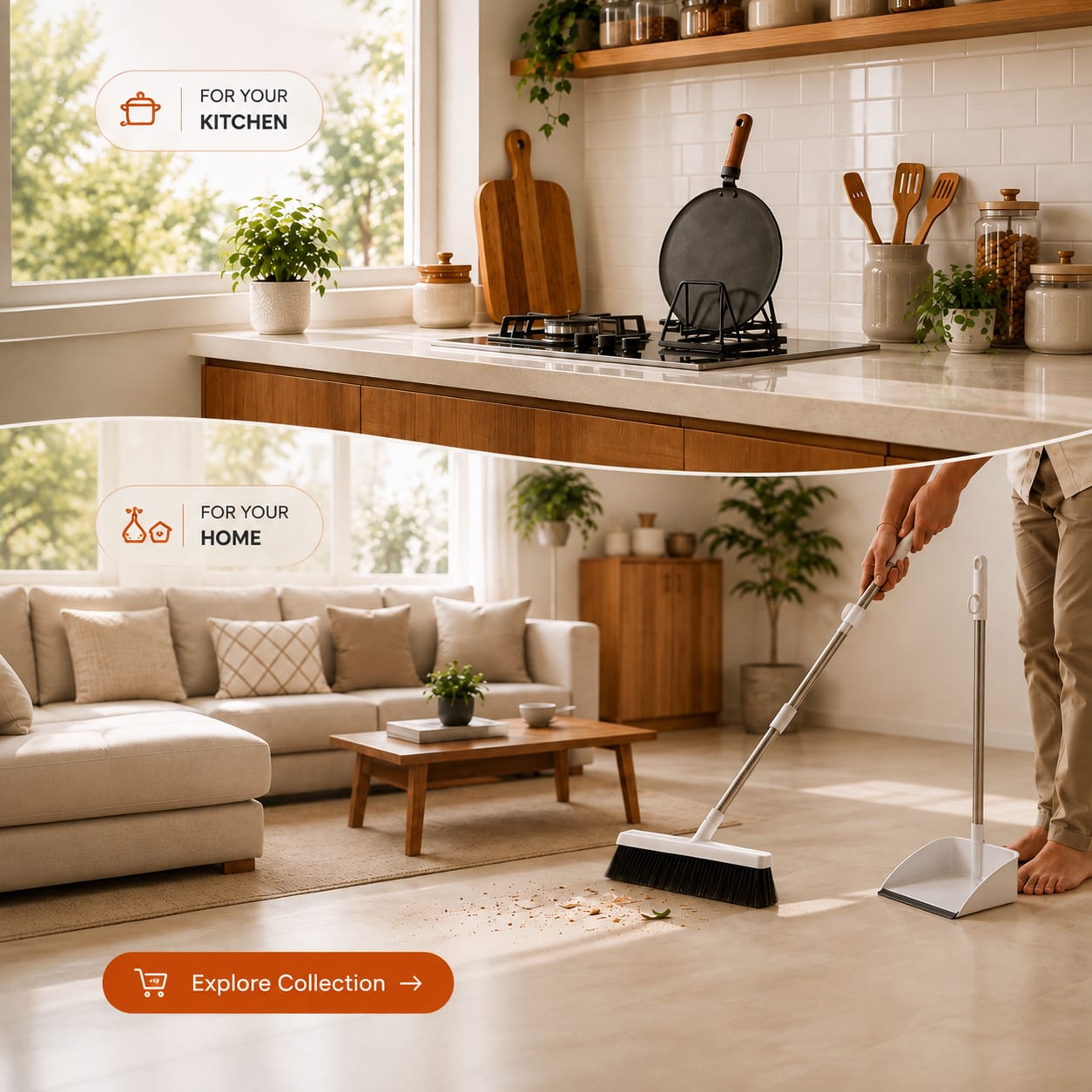 Reluva Home & Kitchen collection — kitchen and living room tested solutions