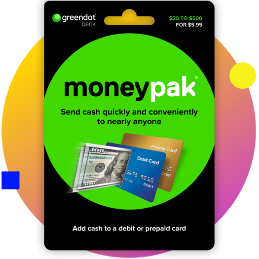 Example of a Green Dot MoneyPak receipt to upload
